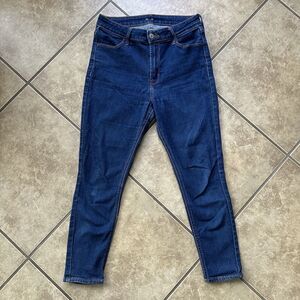 Old Navy Rockstar Skinny Jeans Women's Size 6 Short Dark Wash High Rise